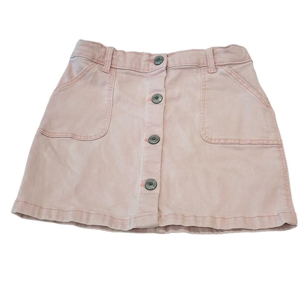 OshKosh Light Pink Skirt sz 8 with adjustable waist tabs